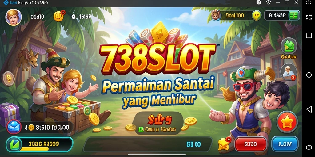 Tangkapan layar gameplay 738SLOT yang menampilkan keseruan permainan slot.