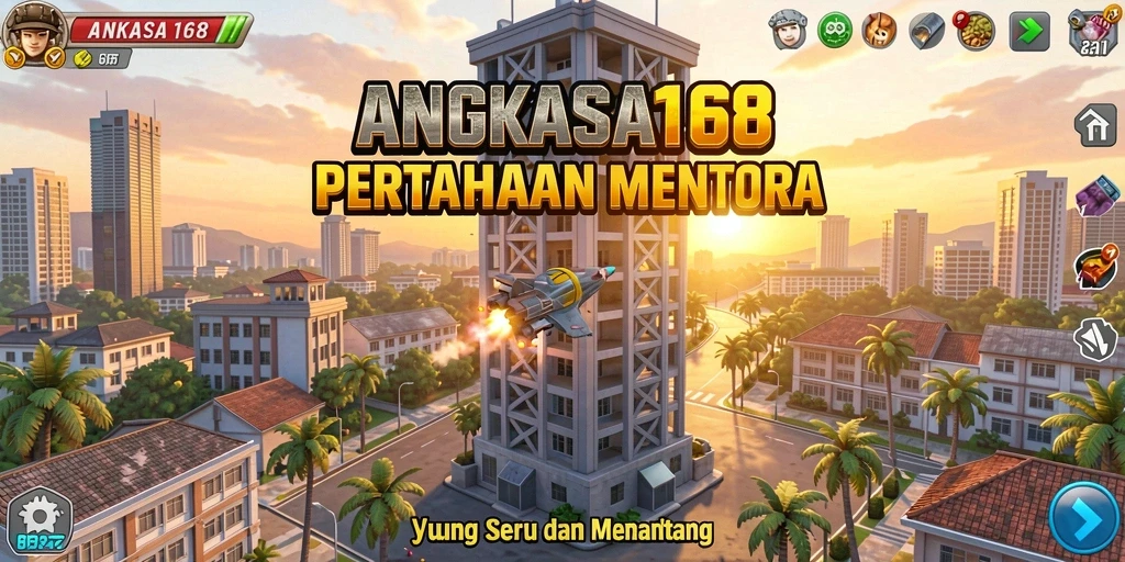 Gameplay menara yang mendebarkan dan penuh strategi.