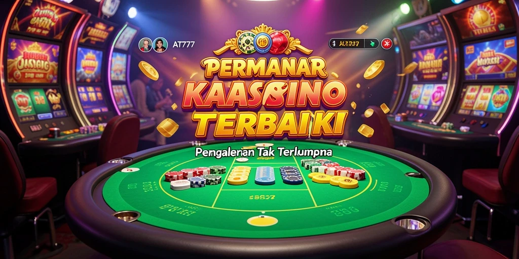 Screenshot utama AT777 menampilkan permainan kasino yang seru dan grafis menakjubkan.