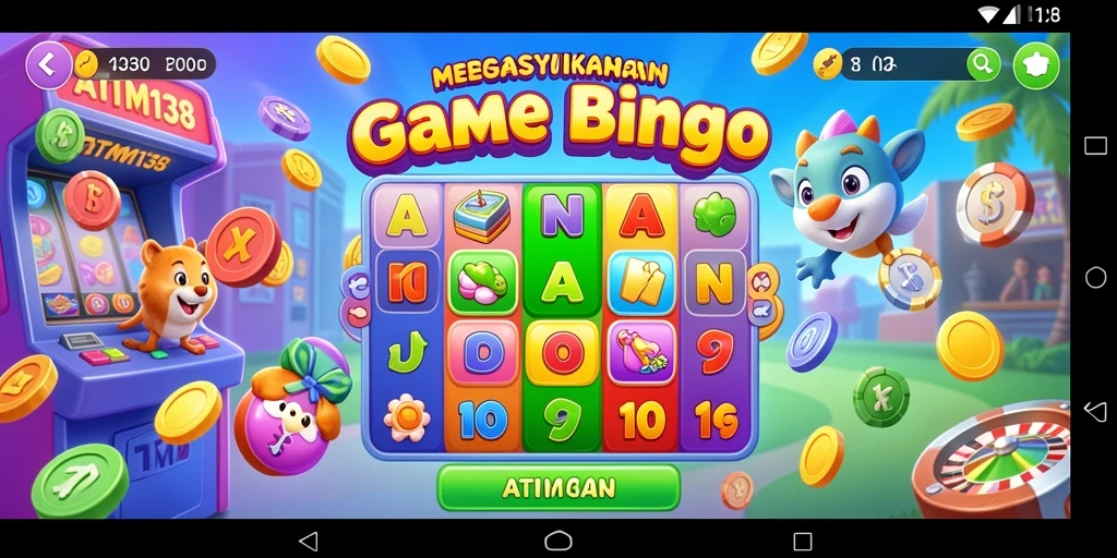 Tampilan gameplay seru dari ATM138 yang menggugah semangat pemain.