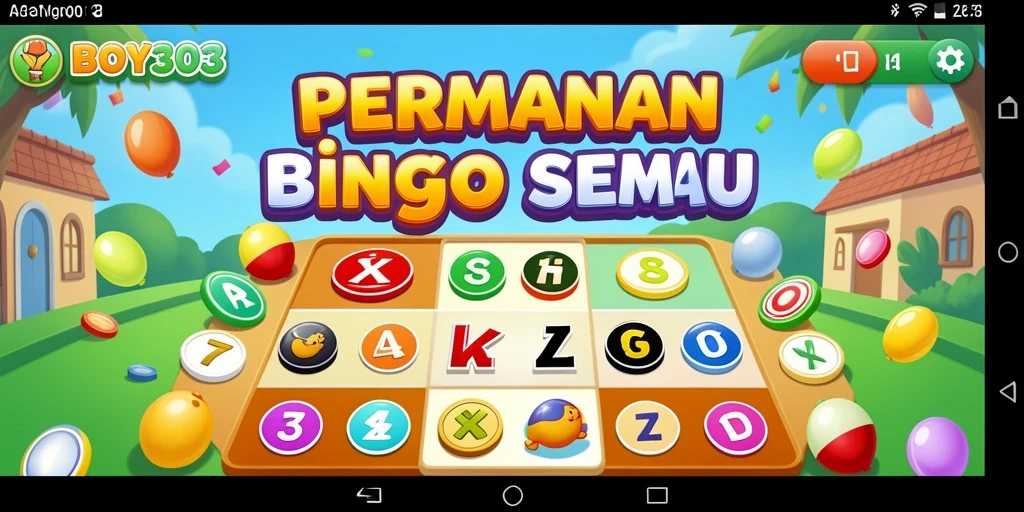 Tampilan menarik dari gameplay Bingo di BOY303.