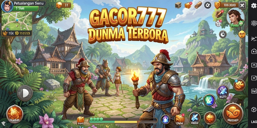 Tampilan gameplay seru di dunia terbuka GACOR777