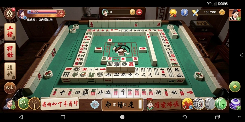 Tampilan menarik gameplay mazhong ID098 yang penuh tantangan.
