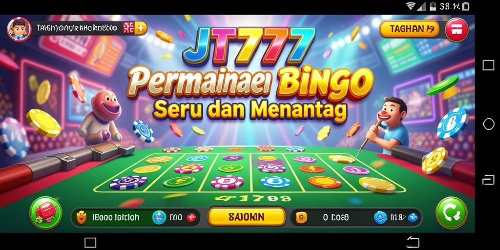 Tampilan gameplay JT777 yang seru dan menantang di Bingo.