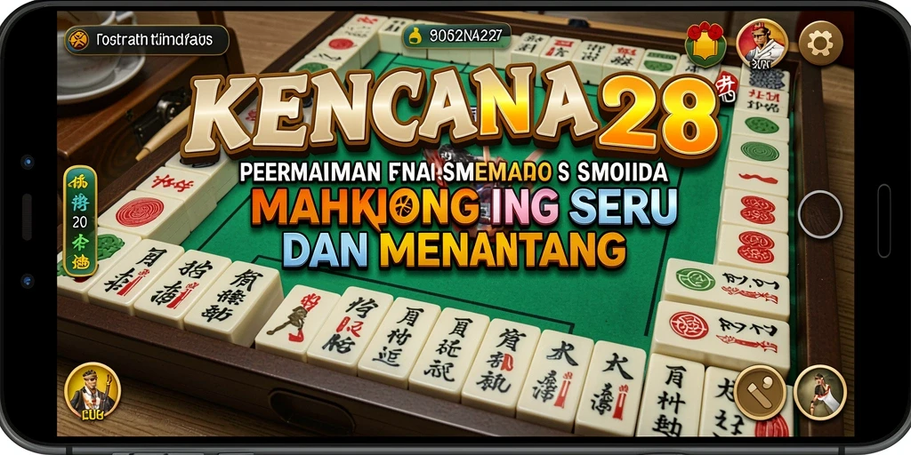 Tampilan gameplay menarik dari KENCANA28 yang menjadikan Mahjong lebih seru.