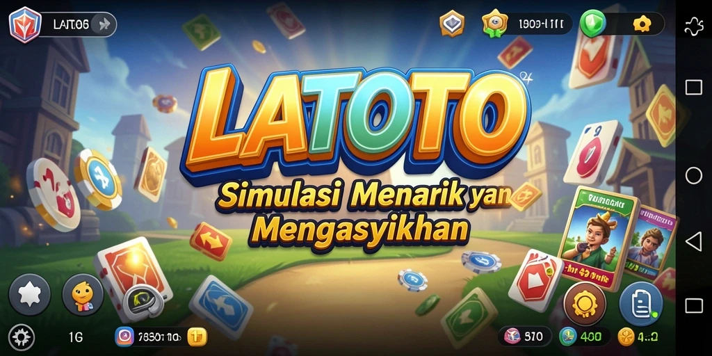 Gameplay LATOTO menunjukkan pengalaman simulasi yang seru dan interaktif.