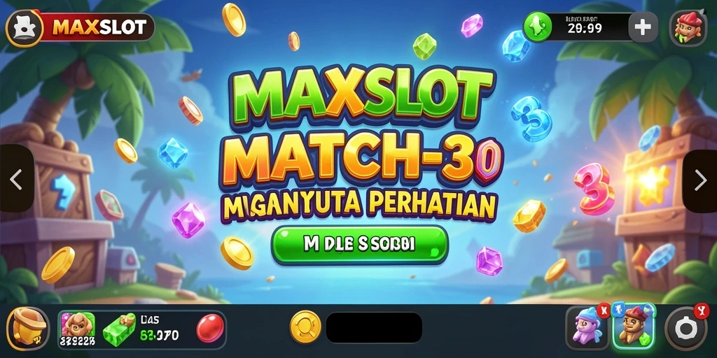 Tangkapan layar menampilkan gameplay seru dan penuh warna dari MAXSLOT.
