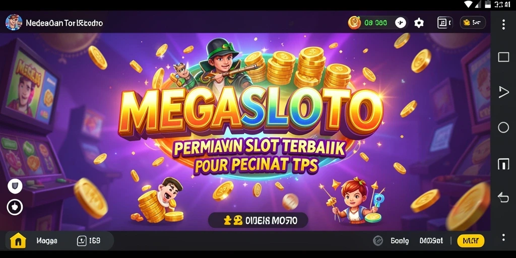 Gameplay menarik MEGASLOTO dengan pengalaman slot yang memukau.