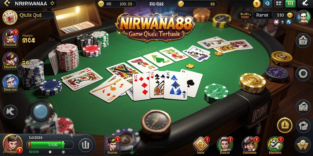 Tampilan gameplay QiuQiu yang mendebarkan di NIRWANA88.