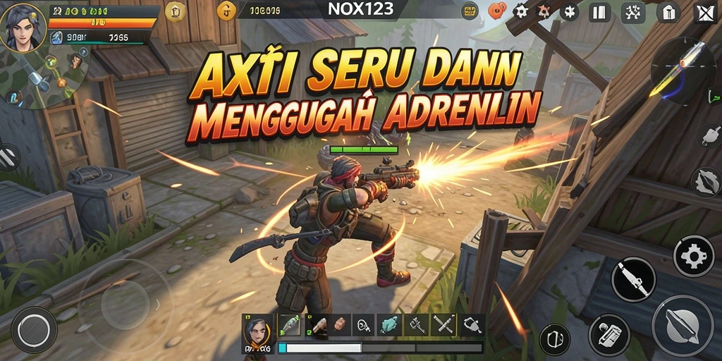 Tangkapan layar NOX123 menampilkan aksi intens dalam pertempuran yang mengasyikkan.