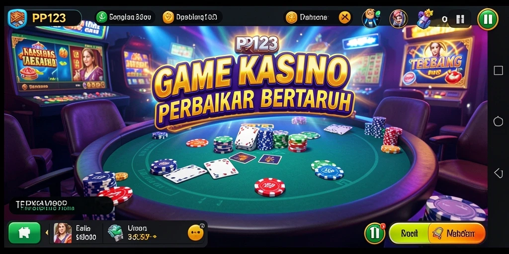 Screenshot gameplay PP123 menampilkan aksi seru di kasino.