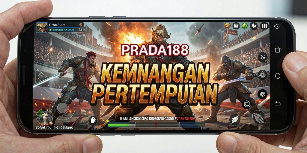 Screenshot dari PRADA188 yang menunjukkan aksi pertempuran epic di battle royale.