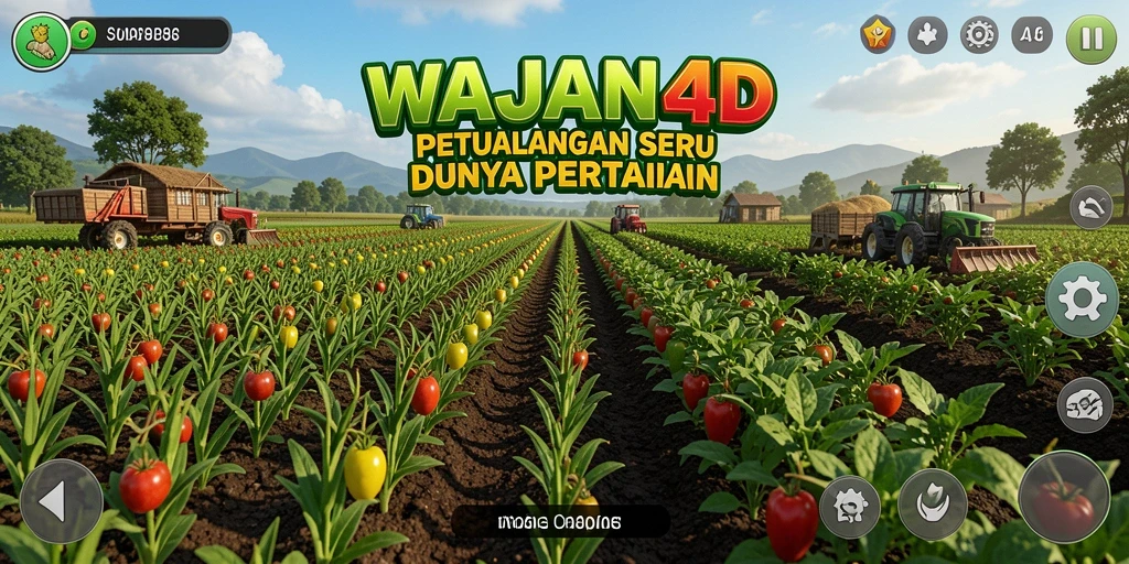 Tampilan menarik dari gameplay WAJAN4D yang penuh warna.