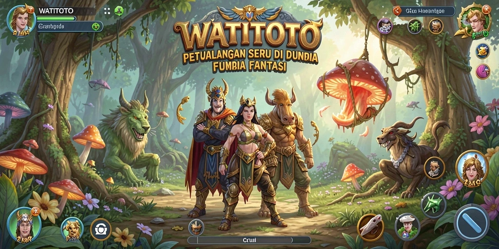 Tampilan gameplay seru WATITOTO penuh petualangan.